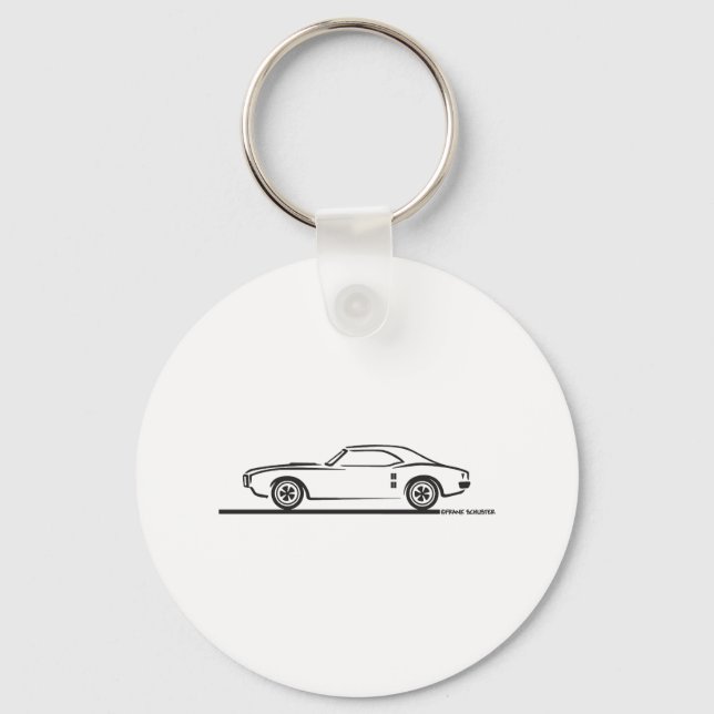 1968 Pontiac Firebird Key Ring (Front)