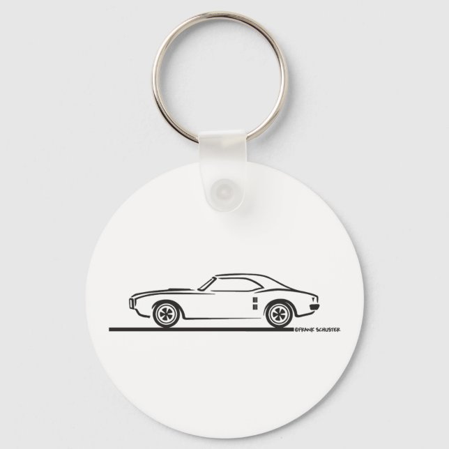 1968 Pontiac Firebird Key Ring (Front)