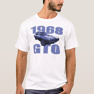 1968 Pontiac GTO Blue T-Shirt