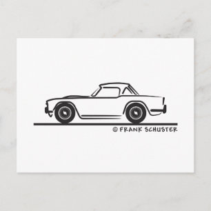 1968 Triumph TR4 Softtop Postcard