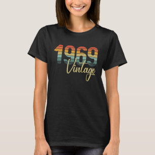 1969 All Original Parts B Day Vintage Retro Sunset T-Shirt