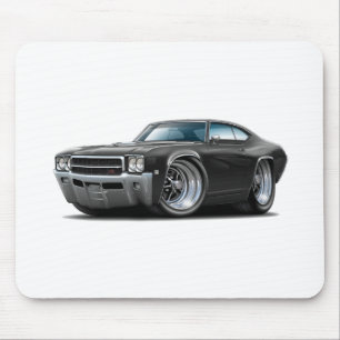 1969 Buick GS Black Car Mouse Mat