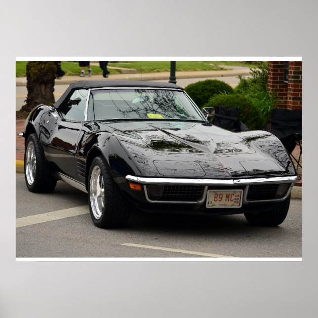 1969 C3 Corvette convertible Poster (Front)