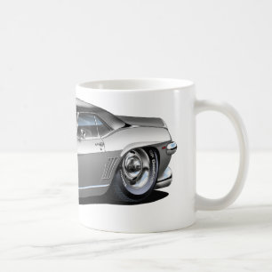 1969 Camaro Grey-Black Car Coffee Mug