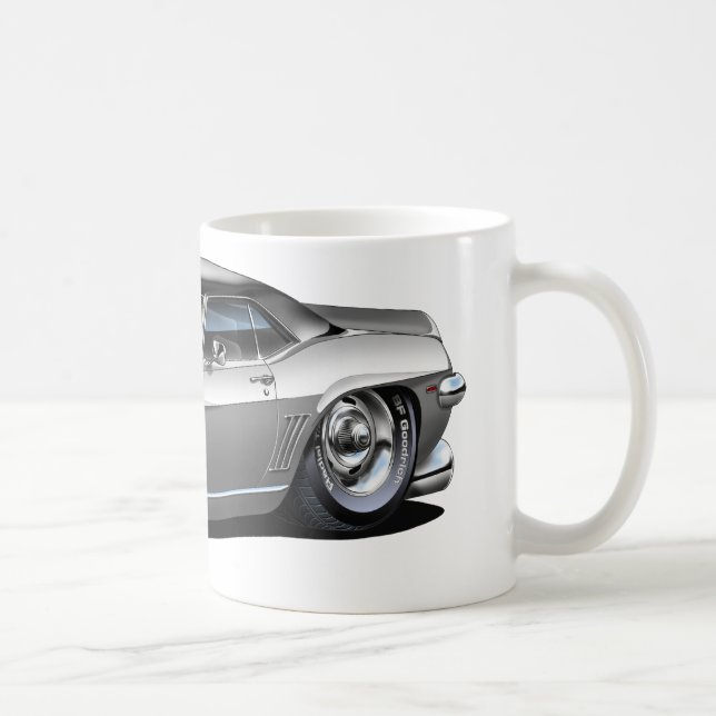 1969 Camaro Grey-Black Car Coffee Mug (Right)