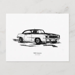 1969 Camaro Postcard