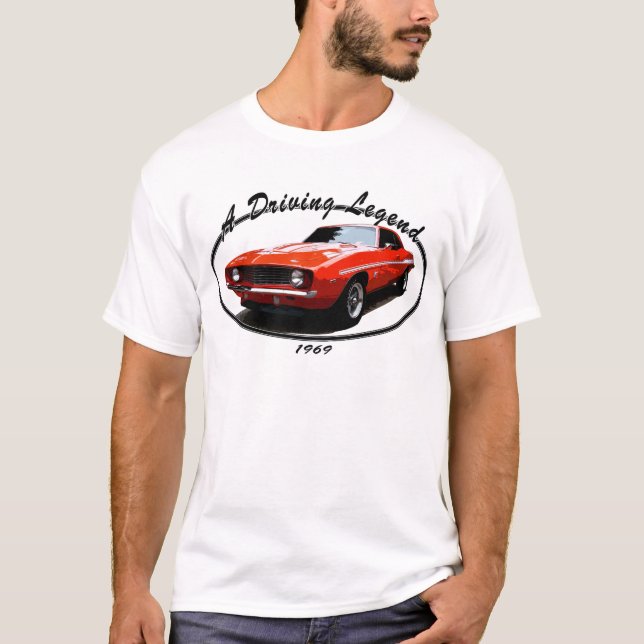 1969_camaro_yenko_orange T-Shirt (Front)