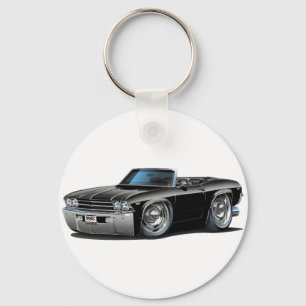 1969 Chevelle Black Convertible Key Ring