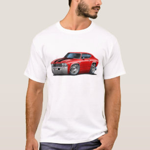 1969 Chevelle Red-Black Car T-Shirt