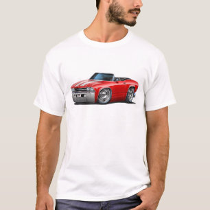 1969 Chevelle Red-White Convertible T-Shirt