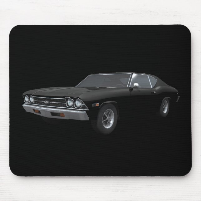 1969 Chevelle SS: Black Finish: Mousepad (Front)