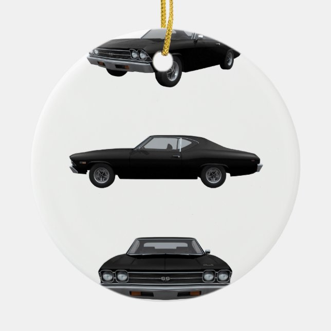 1969 Chevelle SS: Ceramic Tree Decoration (Front)