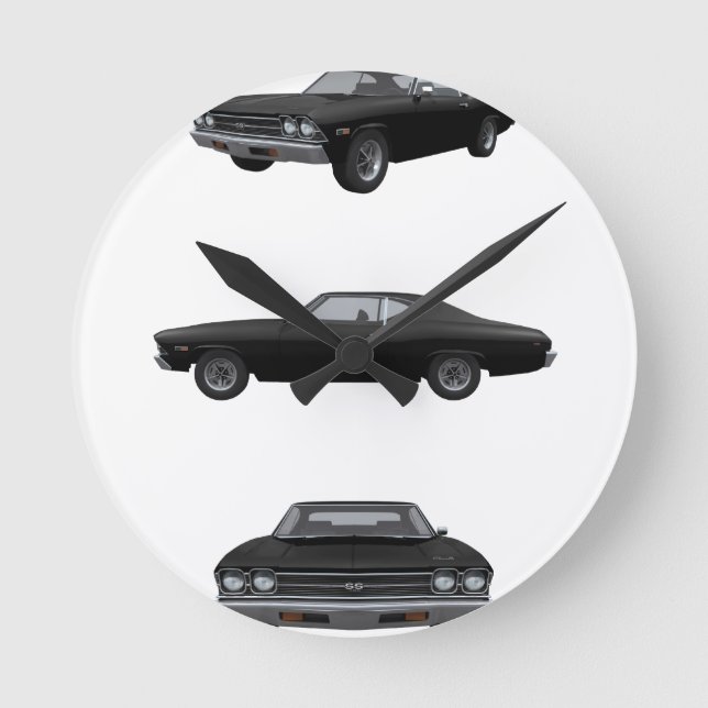 1969 Chevelle SS: Round Clock (Front)