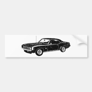 1969 Chevrolet Camaro SS Bumper Sticker