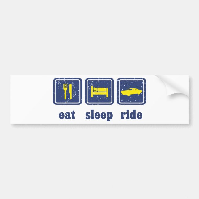 1969 Chevrolet Camaro SS Bumper Sticker (Front)