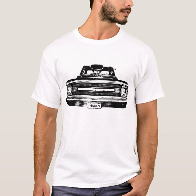 1969 Chevy C10 Muscle Truck T-Shirt (Front)
