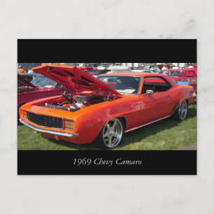 1969 Chevy Camaro Postcard