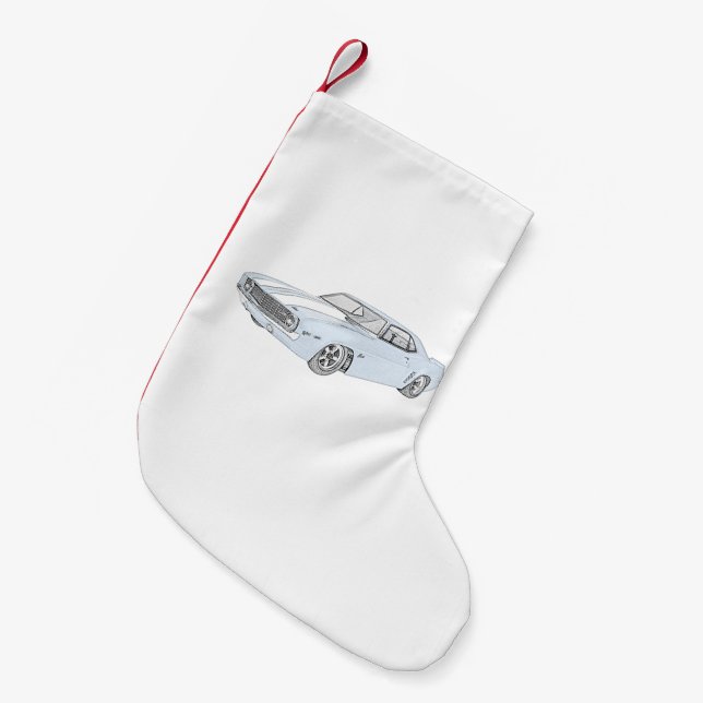 1969 Chevy Camaro Small Christmas Stocking (Front (Hanging))