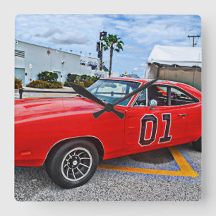 1969 Dodge Charger General Lee Photo Clock
