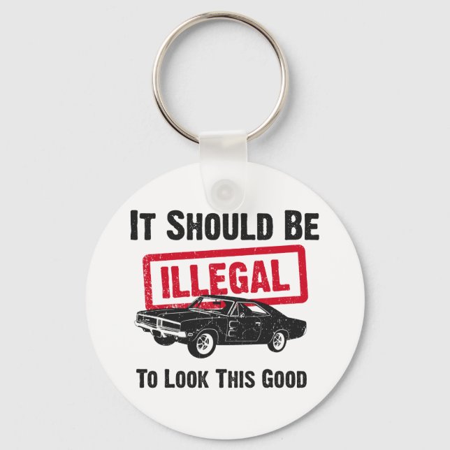 1969 Dodge Charger R/T SE Key Ring (Front)