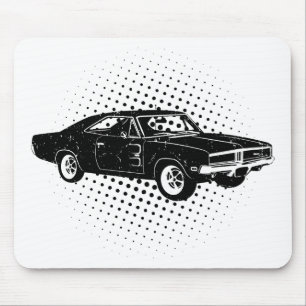 1969 Dodge Charger R/T SE Mouse Mat