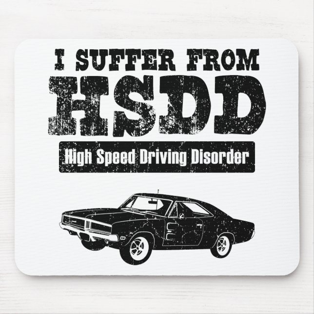 1969 Dodge Charger R/T SE Mouse Mat (Front)