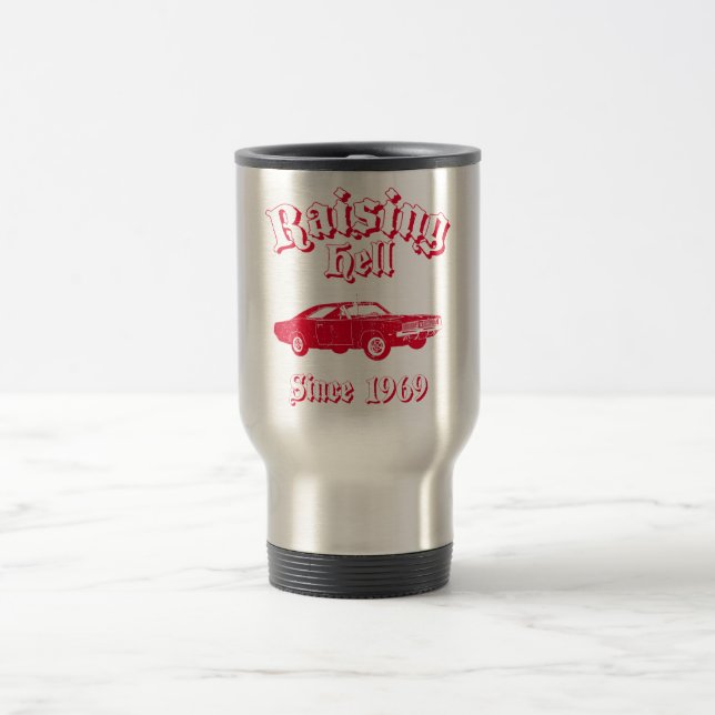 1969 Dodge Hemi Charger Travel Mug (Center)