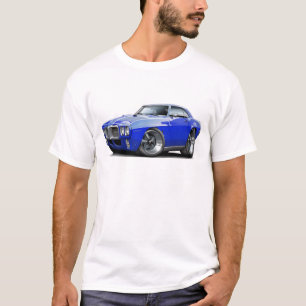 1969 Firebird Blue Car T-Shirt