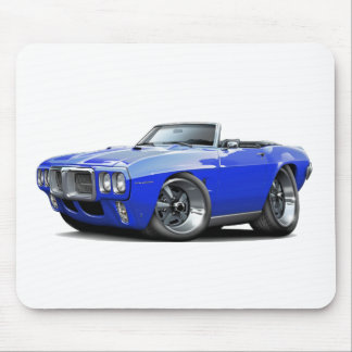 1969 Firebird Blue Convertible Mouse Mat
