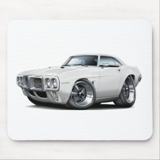 1969 Firebird White Car Mouse Mat