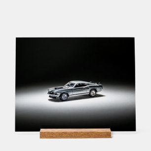 1969 Ford Mustang Mach1 Die-Cast Acrylic Sign