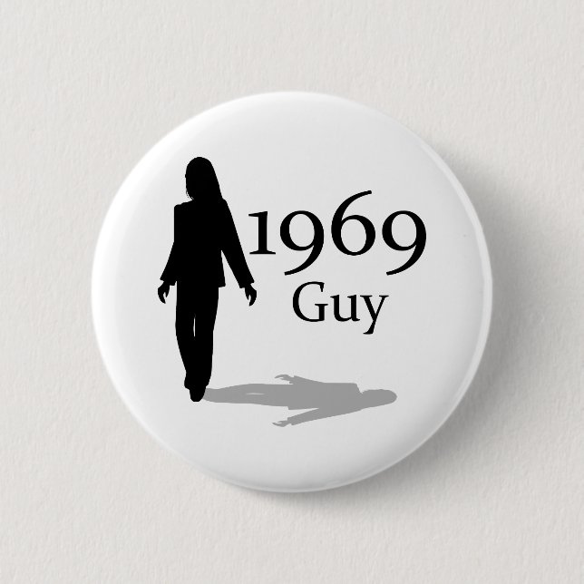 1969 Guy! 6 Cm Round Badge (Front)