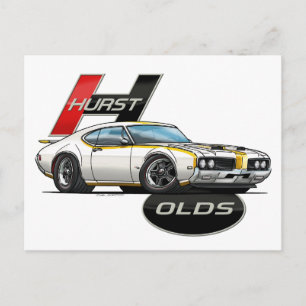1969 Hurst Olds Cutlass Postcard