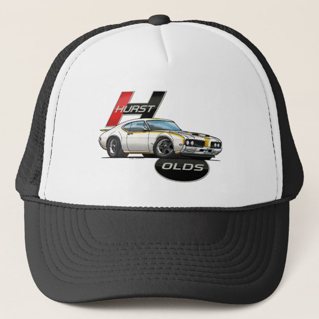 1969 Hurst Olds Cutlass Trucker Hat (Front)