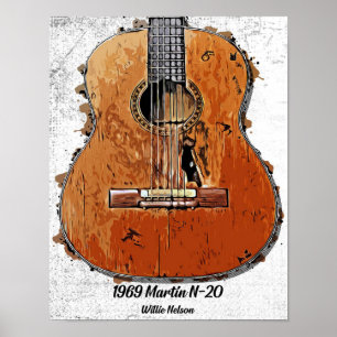 1969 Martin N20 - Funny Cute Music Lover Gift Poster