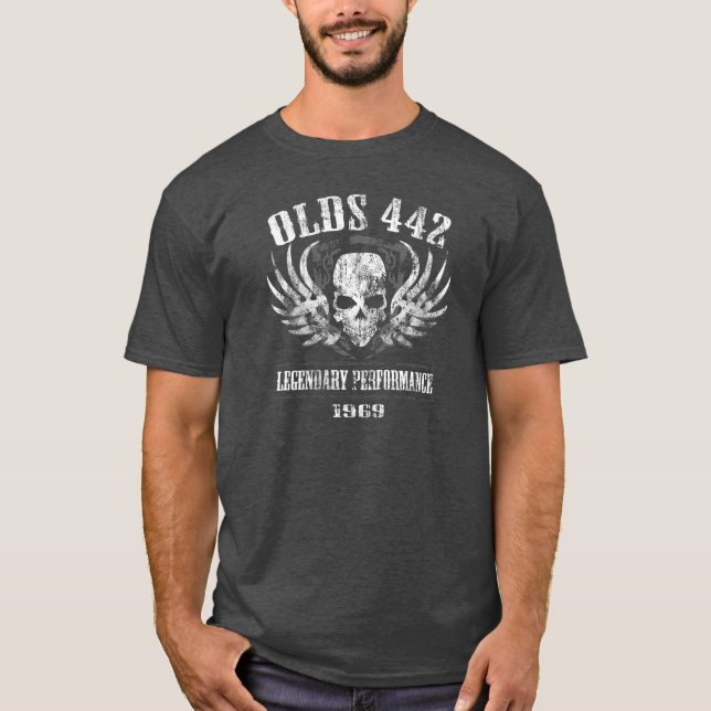 1969 Olds 442 Legendary Performance T-Shirt (Front)