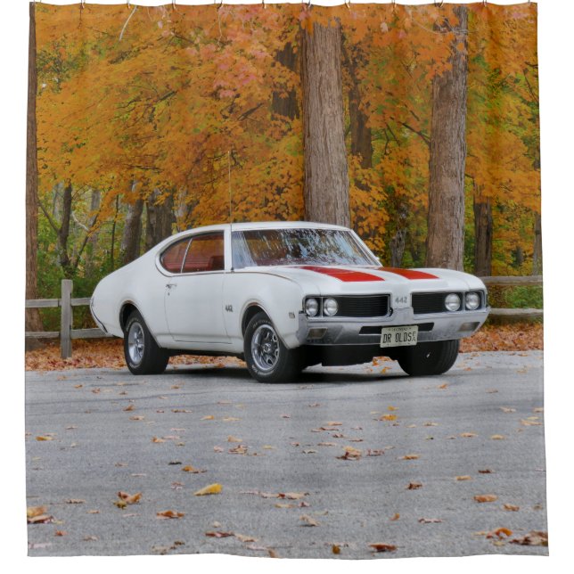 1969 Olds 442 Shower Curtain (Front)