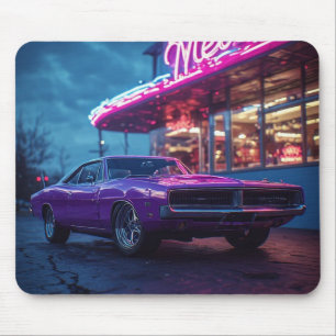 1969 Plum Crazy Purple Charger RT Mouse Mat