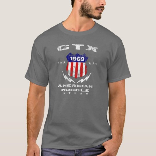 1969 Plymouth GTX American Muscle v3 T-Shirt