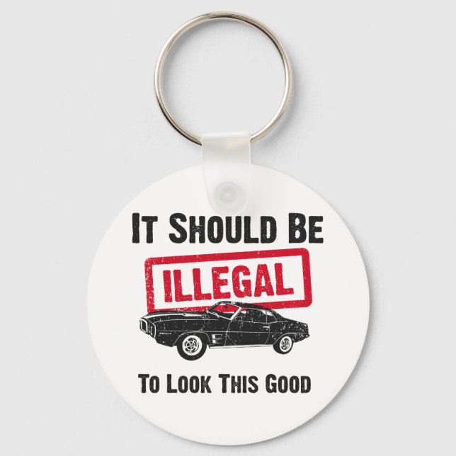 1969 Pontiac Firebird Key Ring (Front)