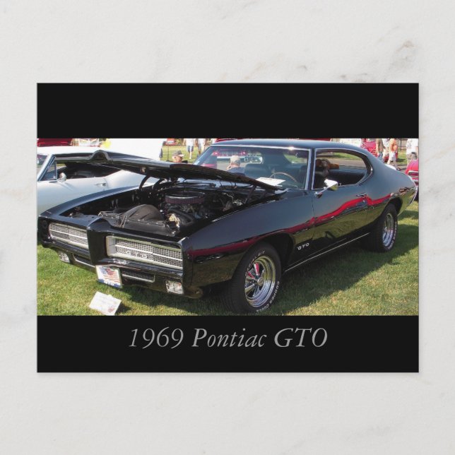 1969 Pontiac GTO Postcard (Front)