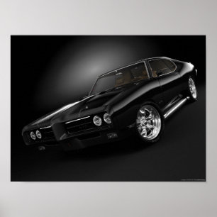1969 pontiac gto"The judge" - Customized Poster