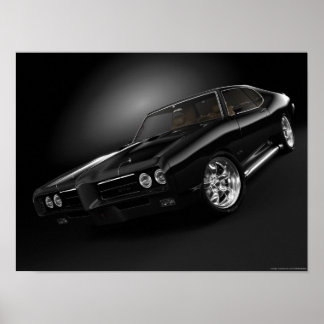 1969 pontiac gto"The judge" - Customized Poster