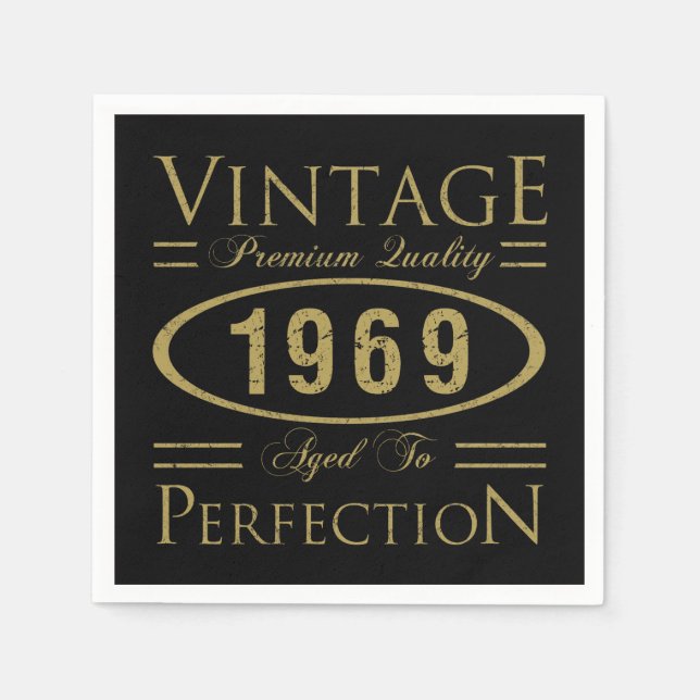 1969 Premium Quality Napkin (Front)