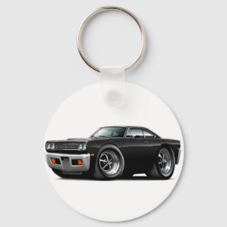 1969 Roadrunner Black Car Key Ring
