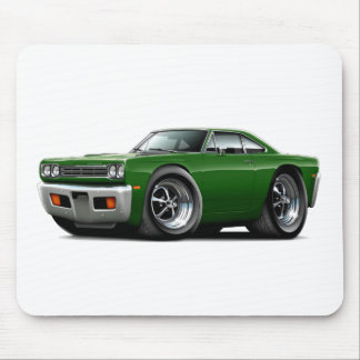 1969 Roadrunner Green Car Mouse Mat