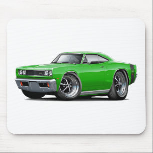 1969 Super Bee Green Car Mouse Mat