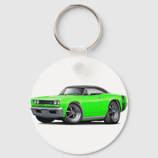 1969 Super Bee Lime-Black Key Ring