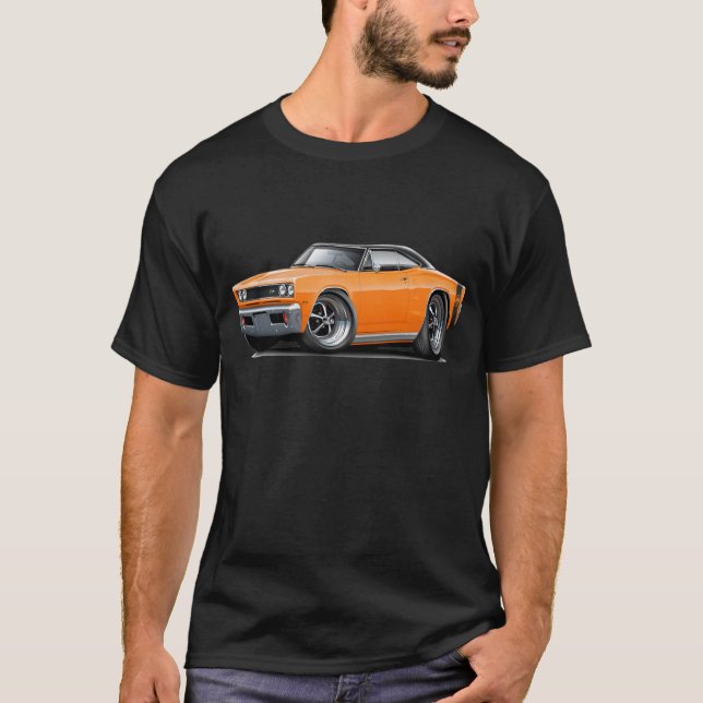 1969 Super Bee Orange-Black T-Shirt (Front)