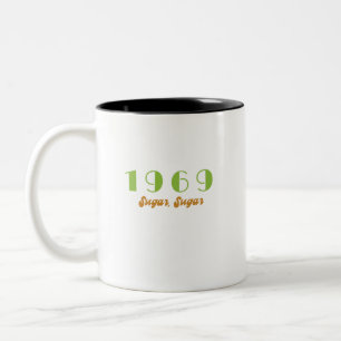 1969 Top Song, Sugar, Sugar Two-Tone Coffee Mug